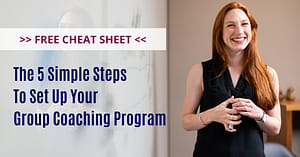 Set Up a Group Coaching Program