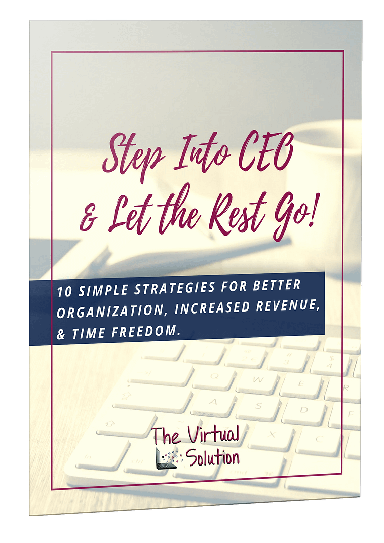 Step into CEO & Let the Rest Go Step into CEO & Let the Rest Go